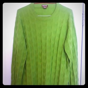 Green Michael Kors sweater.